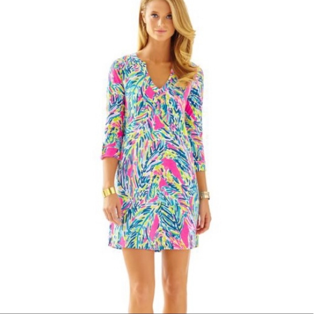 Lilly Pulitzer Rossmore dress in Palm Reader